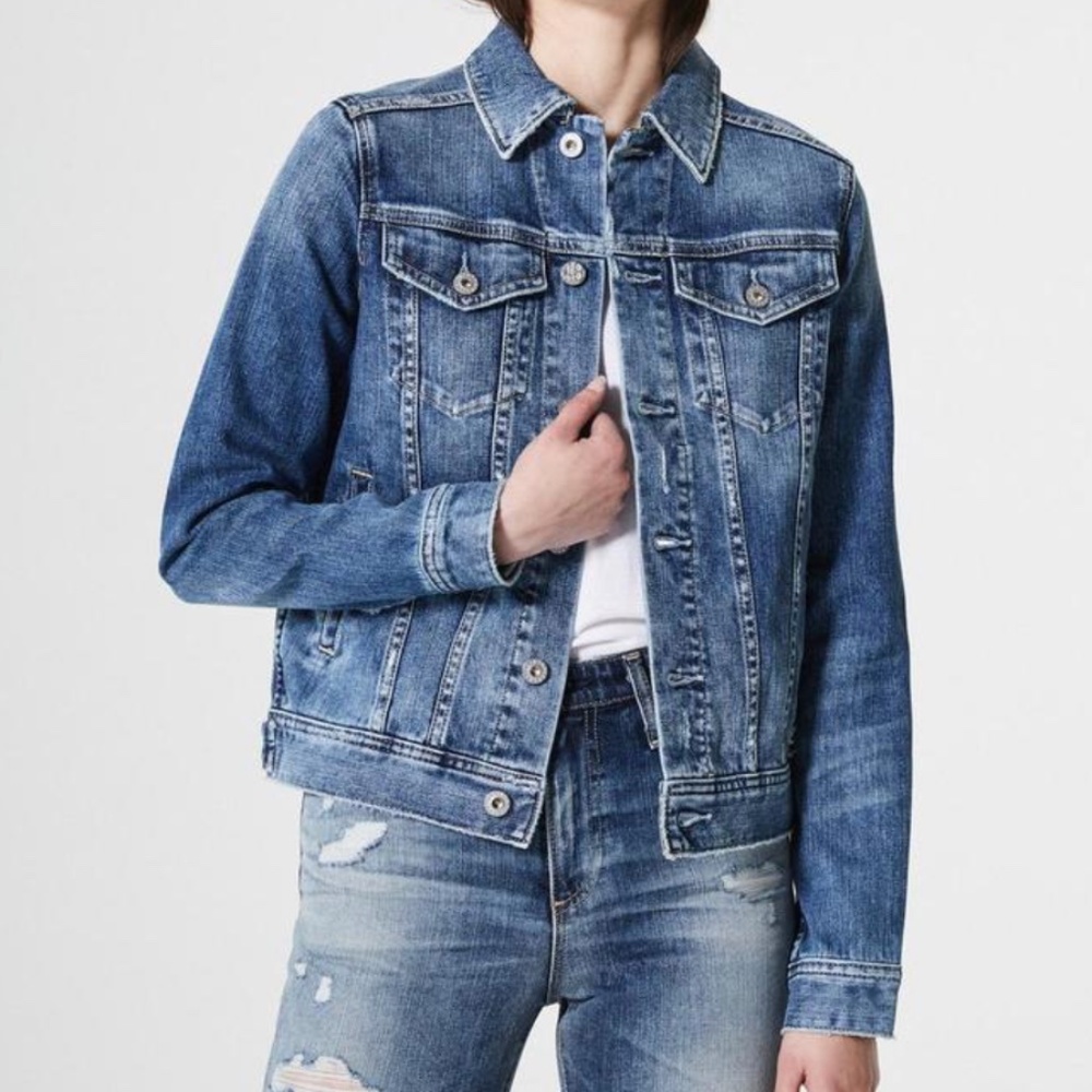 AG Adriano Goldschmied MYA Jean Jacket size small